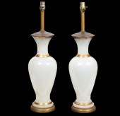 PR. FRENCH OPALINE & GILT HIGH