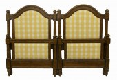 PR FRENCH PROVINCIAL TWIN BEDS