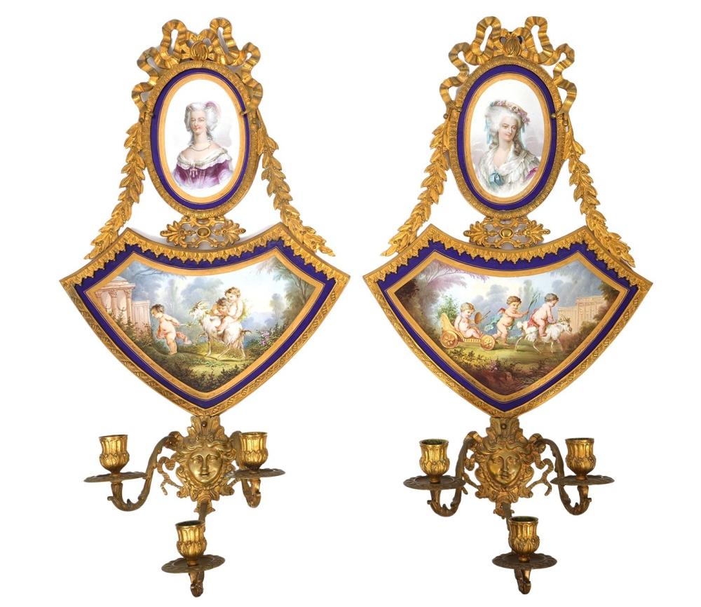 PR. FRENCH SEVRES PORCELAIN &