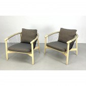 Pr GEIGER Cross Hatch Lounge C