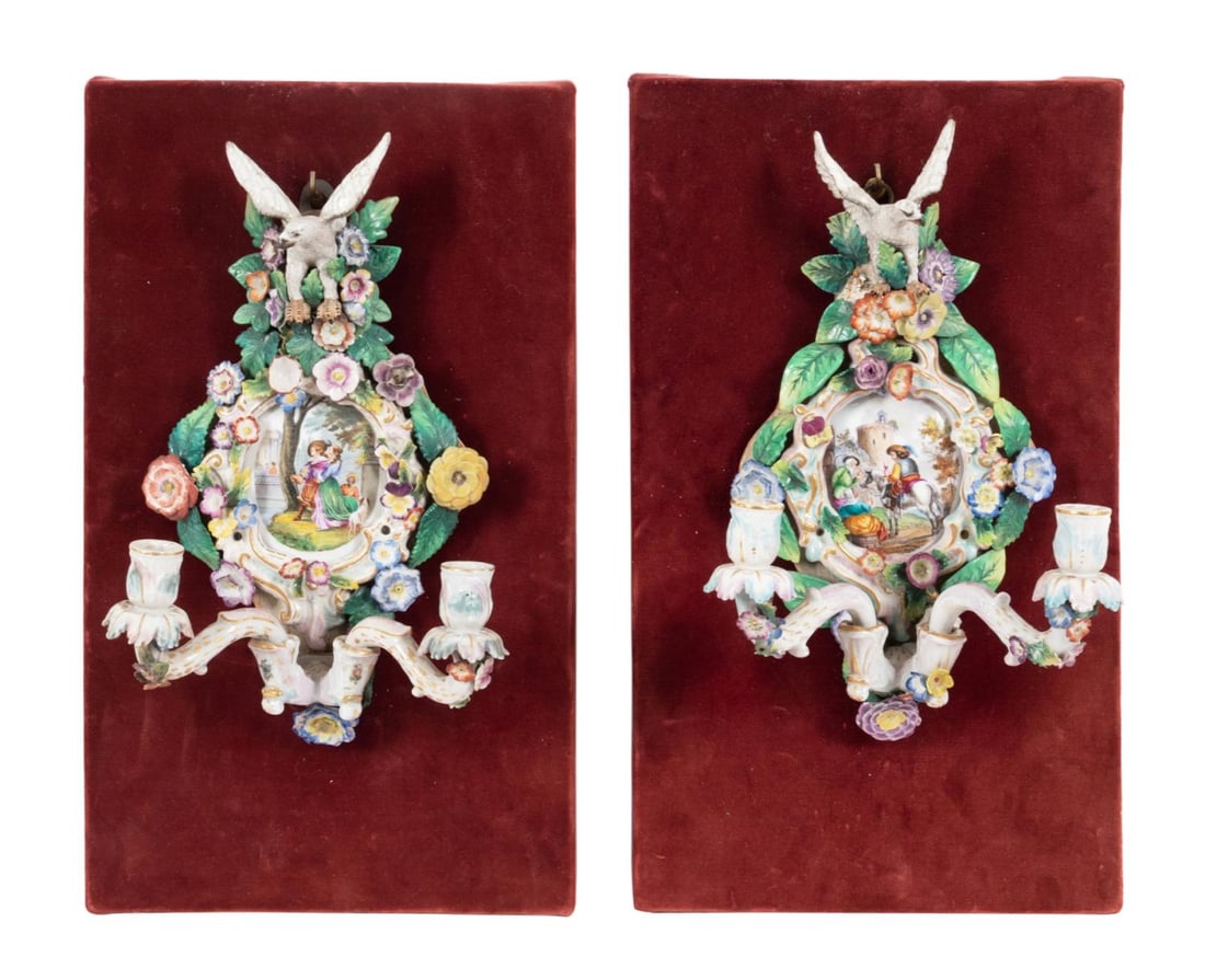 PR GERMAN ROCOCO STYLE TWO LIGHT