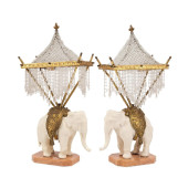 PR, GILT BRONZE CHINOISERIE EL