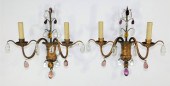 PR GILT BRONZE CRYSTAL DROP TO
