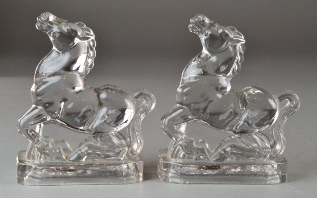 Pr. Glass HorsesClear glass