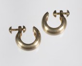 PR GOLD EARRINGS Pair of 14K Y