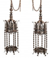 PR GOTHIC REVIVAL IRON LANTERN