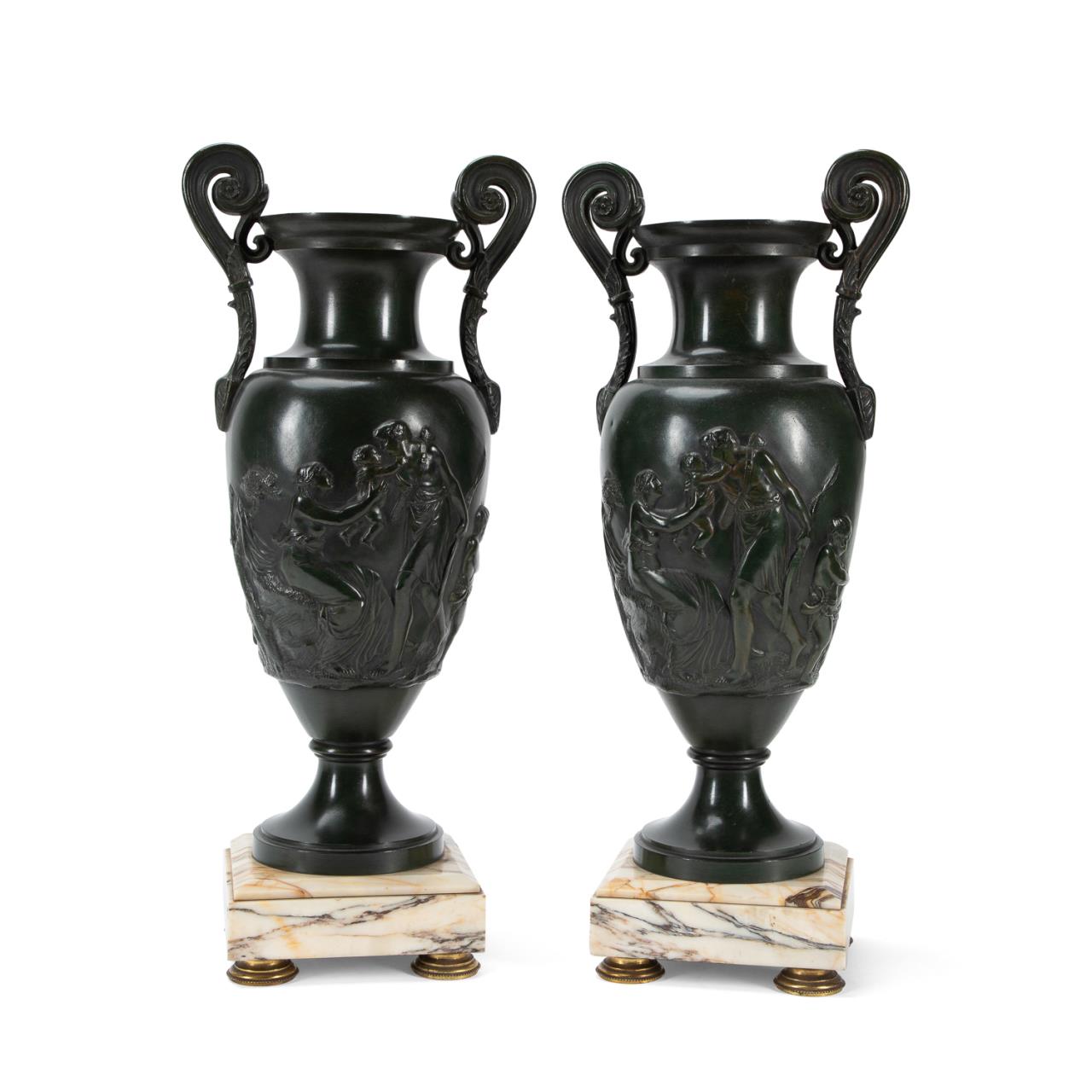 PR., GRAND TOUR-STYLE BRONZE-TONE