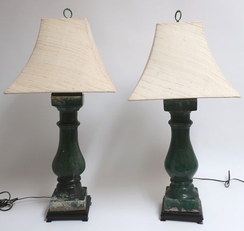 PR. GREEN GLAZED EARTHENWARE
