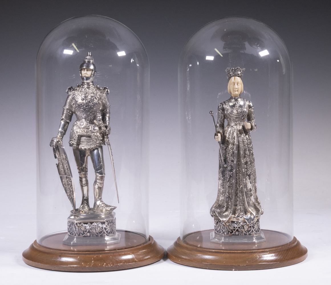 PR HANAU STERLING SILVER FIGURES