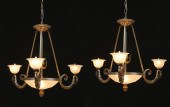 PR HANGING SWAN CHANDELIERS: P