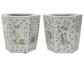 PR. HEXAGON CHINESE PORCELAIN
