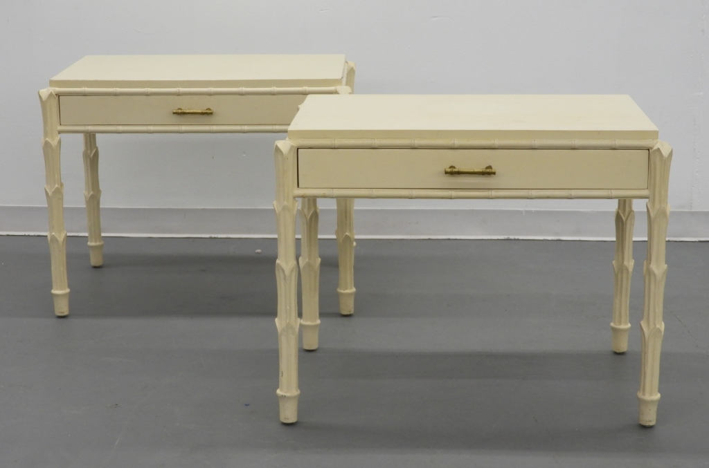 PR HOLLYWOOD REGENCY FAUX BAMBOO