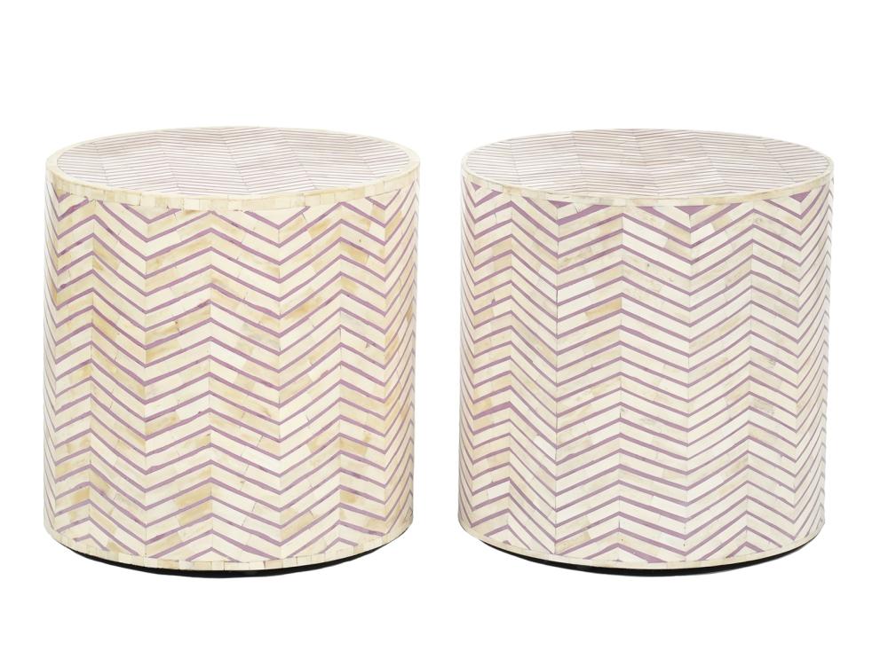 PR. HORCHOW MOSAIC BONE DRUM