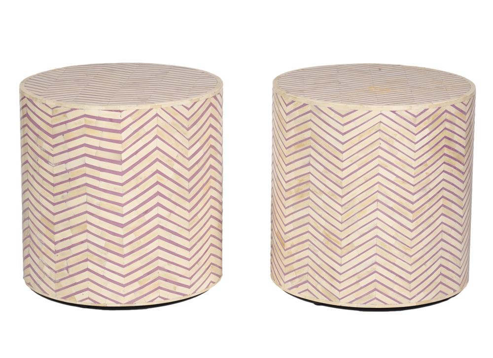 PR. HORCHOW MOSAIC BONE DRUM