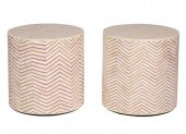 PR. HORCHOW MOSAIC BONE DRUM T