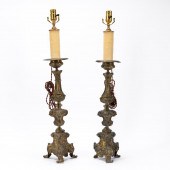 PR. ITALIAN ROCOCO BRASS CANDL