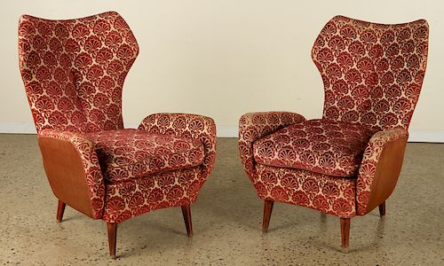 PR. ITALIAN UPHOLSTERED ARMCHAIRS