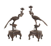 PR JAPANESE BRONZE CRANE & LOT