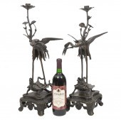 PR. JAPANESE BRONZE CRANE & TU