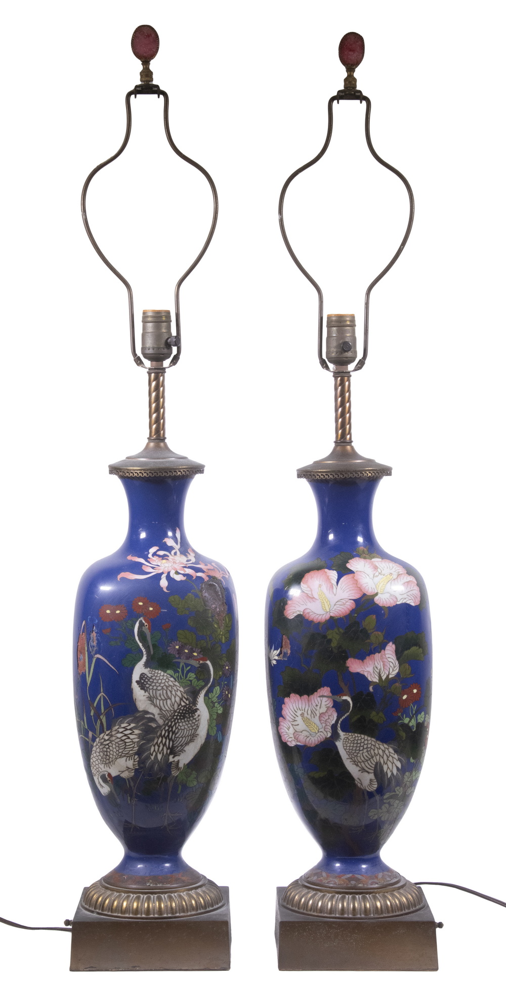 PR JAPANESE CLOISONNE VASES, AS