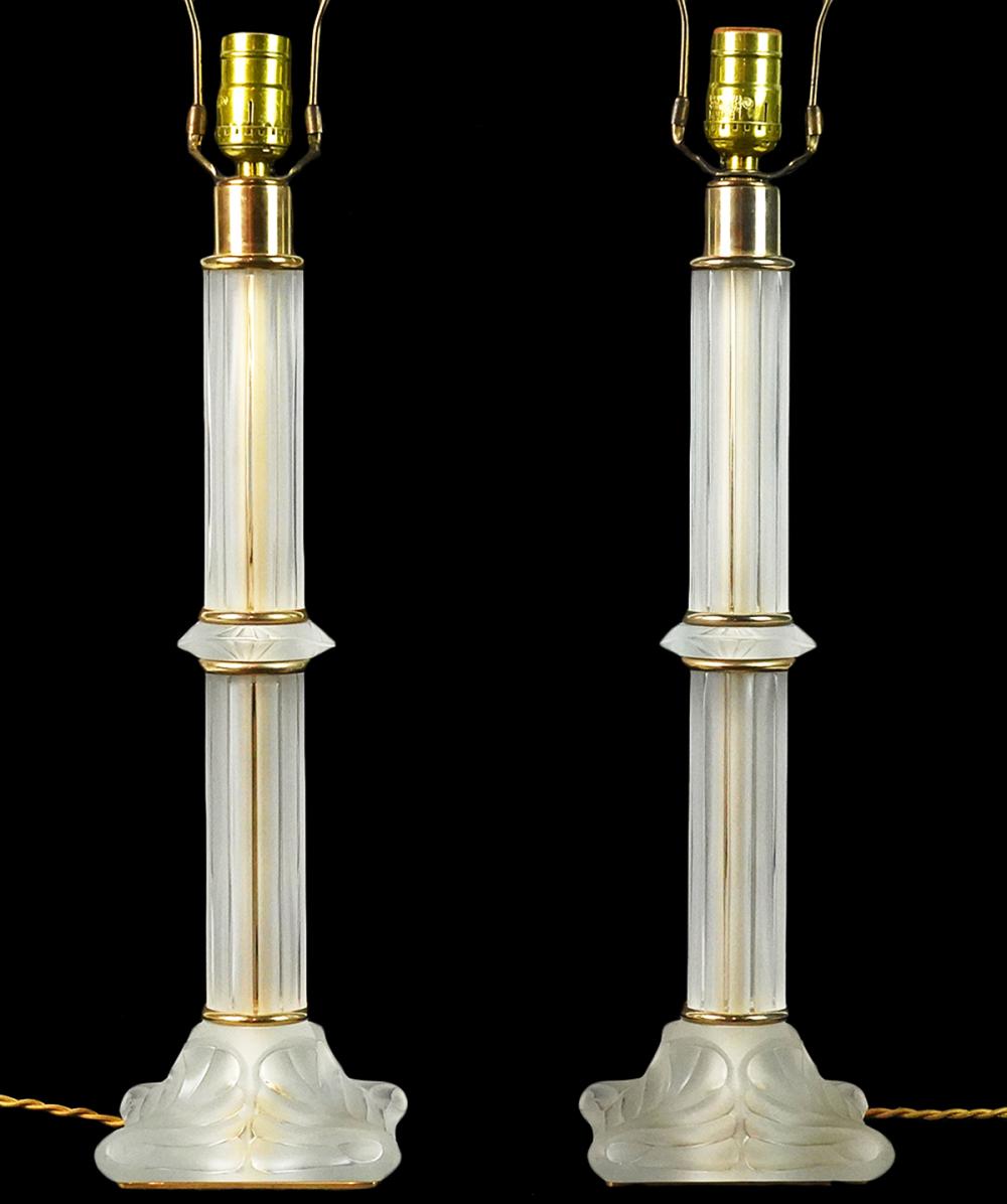 PR. LALIQUE FROSTED CRYSTAL &