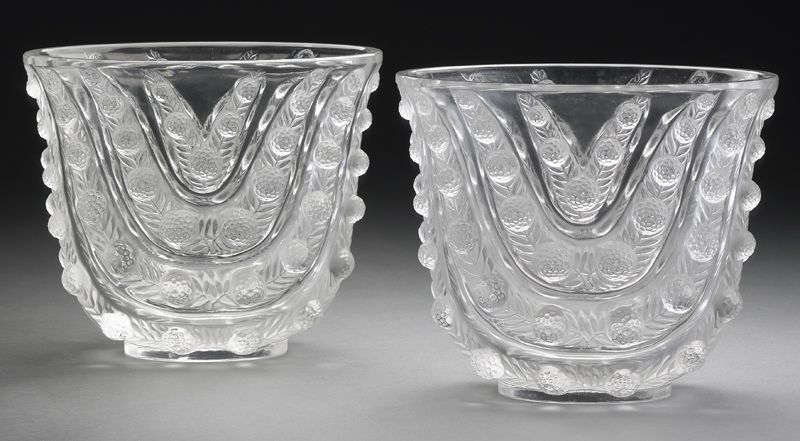 Pr. Lalique ''Vichy'' clear glass