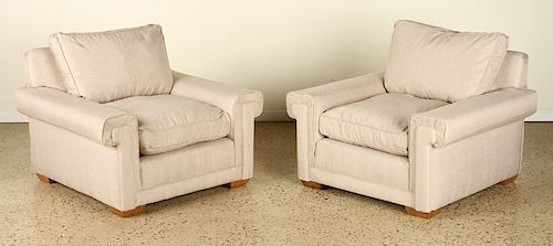 PR LARGE CUBE FORM CLUB CHAIRS JEAN