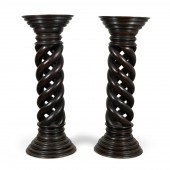 PR LARGE DARK WOODEN BARLEY TW
