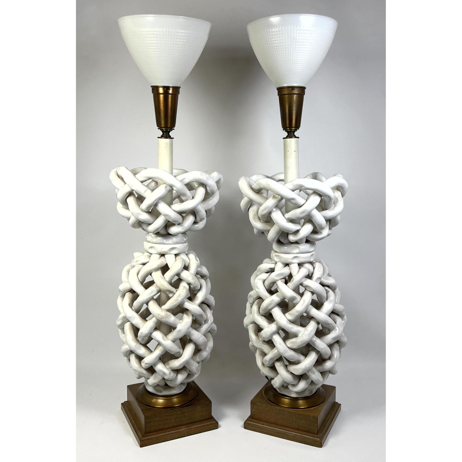 Pr Large Heavy Woven Twisted Coiled