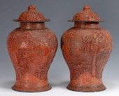 PR. LARGE URN FORM CINNABAR VA