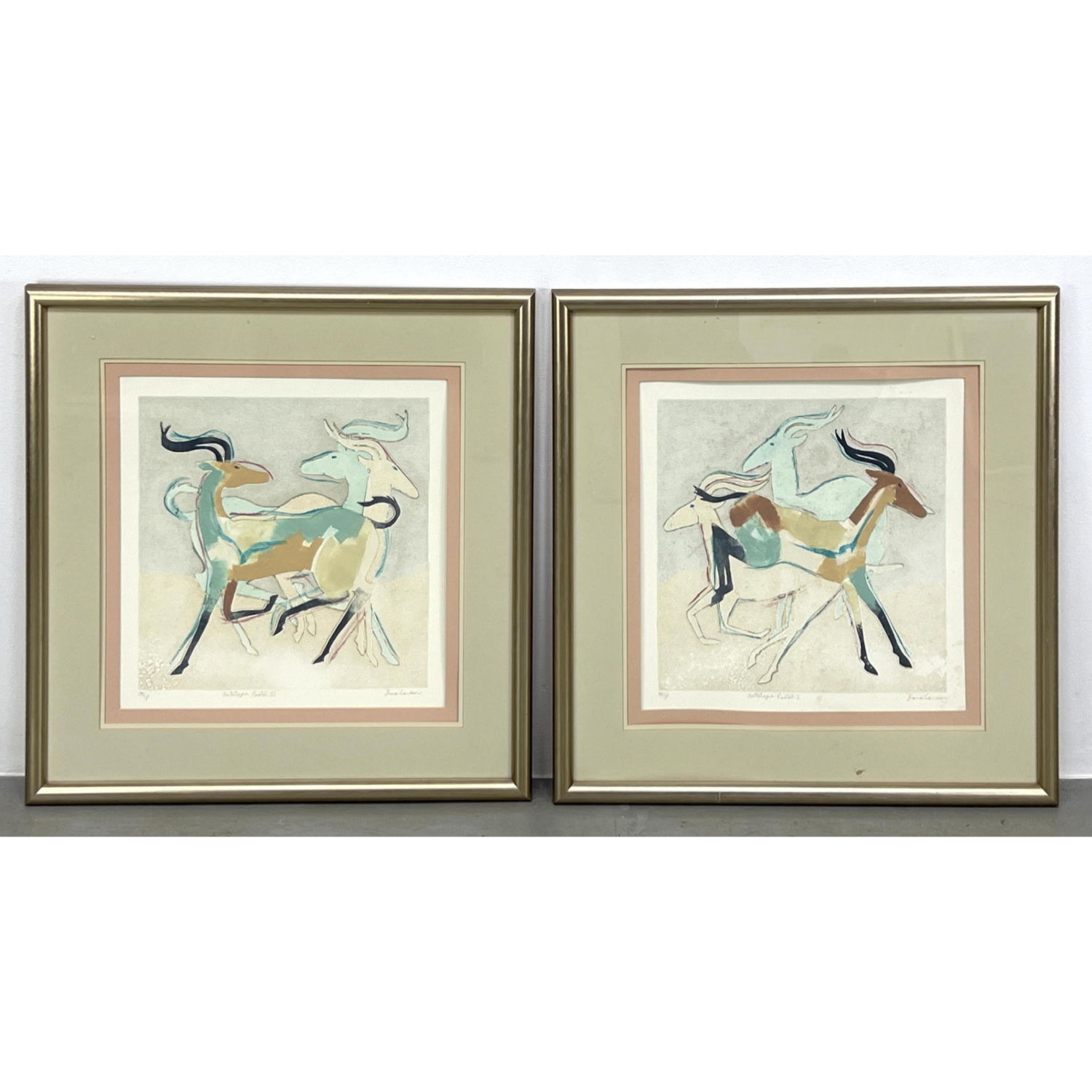 Pr LARS CARSEN Antelope Prints.
