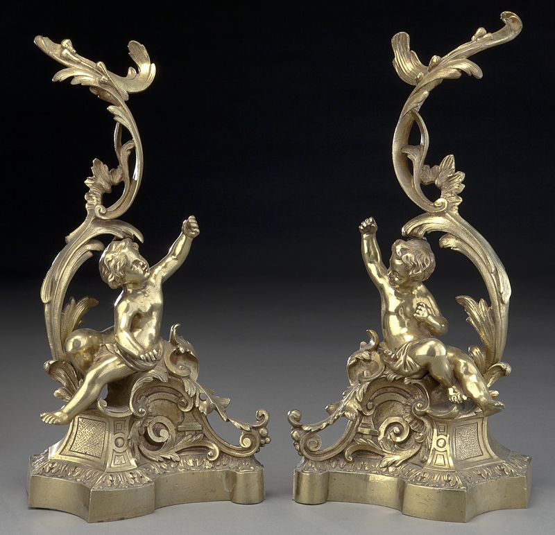 Pr. Louis XV style gilt bronze