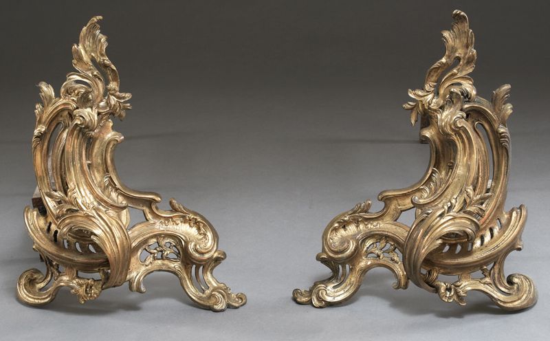 Pr. Louis XV style gilt bronze