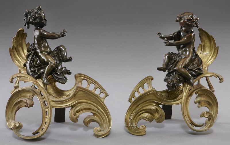 Pr. Louis XV style parcel gilt