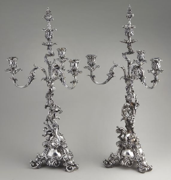 Pr. Louis XV style silverplated