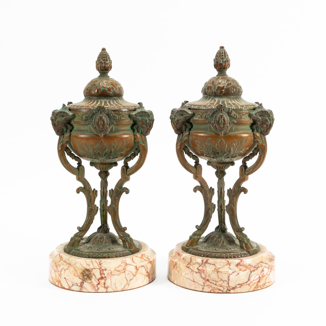 PR., LOUIS XVI-STYLE CASSOLETTES EN