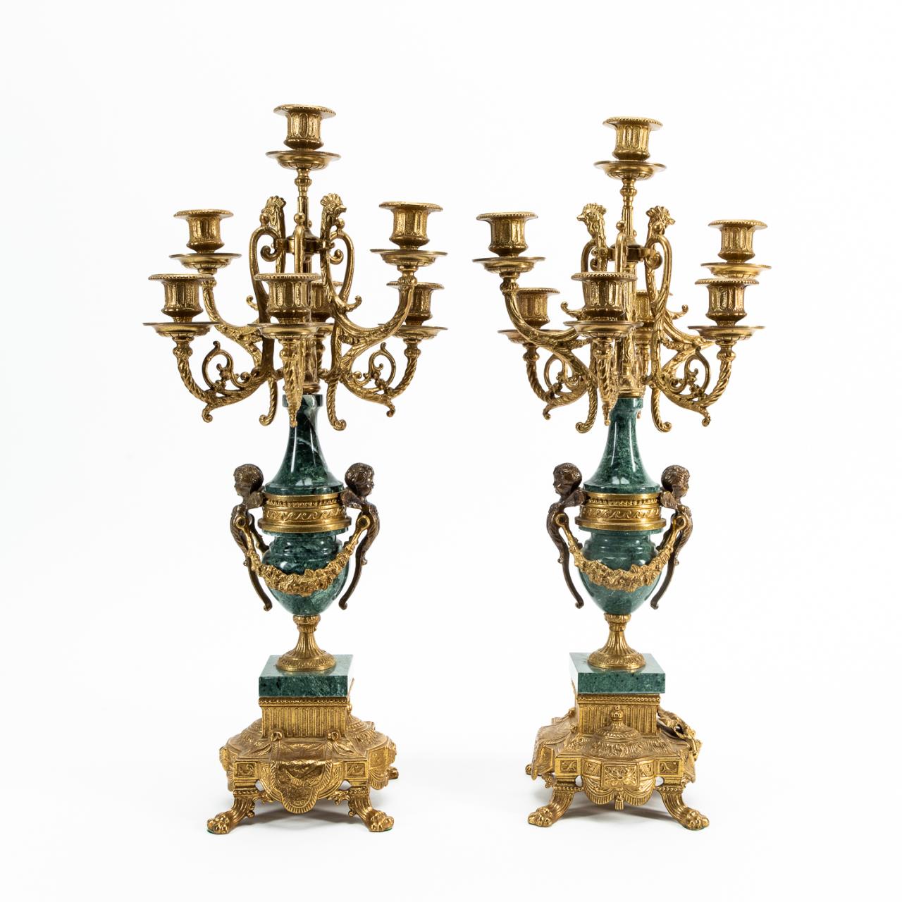 PR., LOUIS XVI-STYLE MARBLE & BRASS