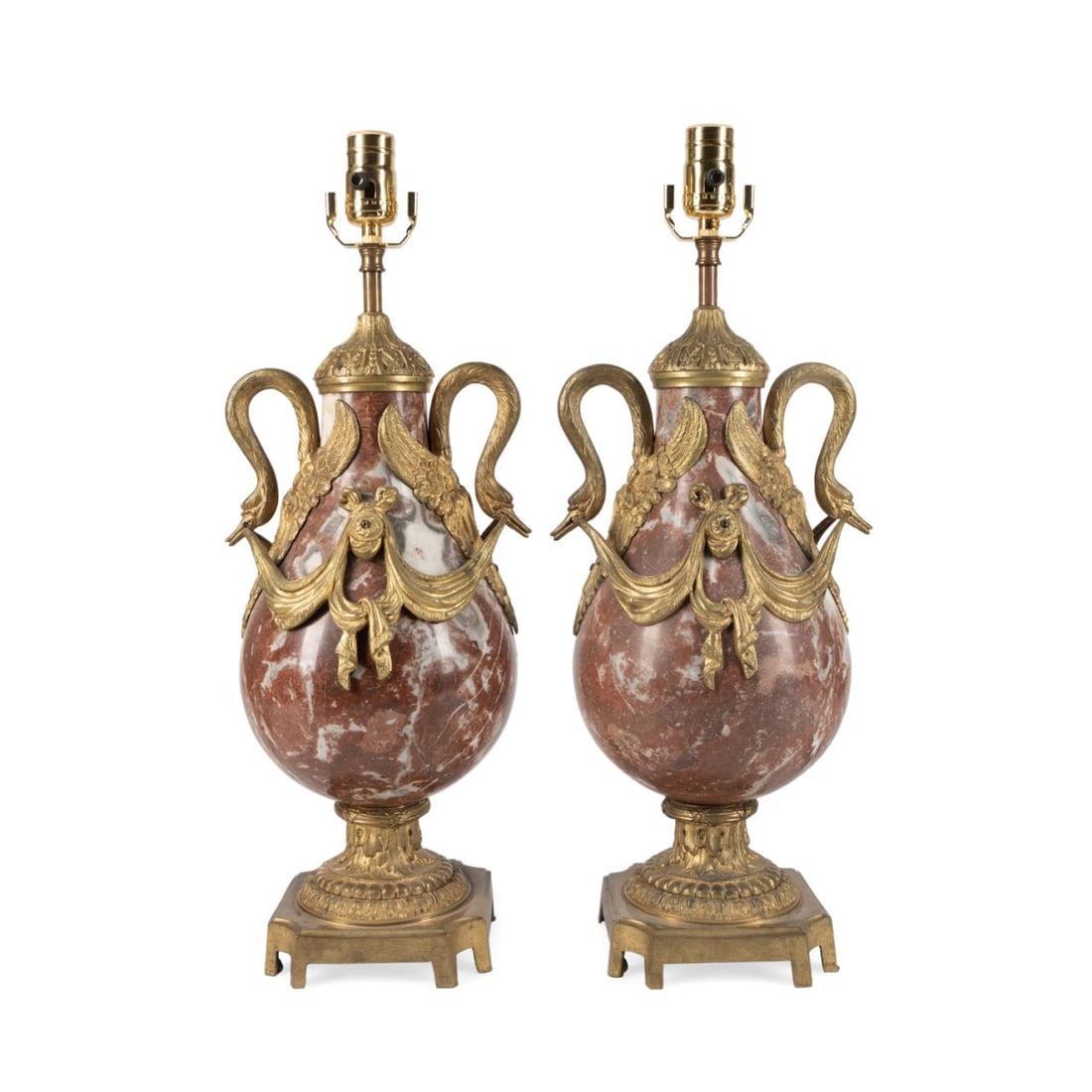 PR LOUIS XVI STYLE ORMOLU MARBLE