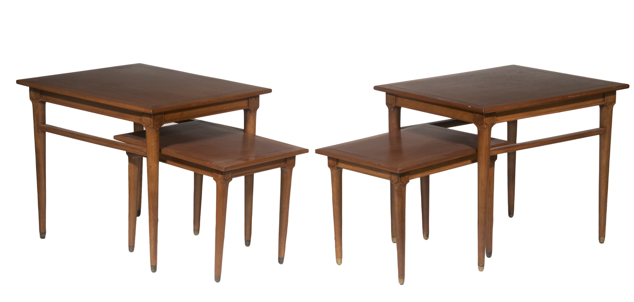 PR MAHOGANY END TABLES Pair of