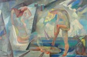 P.R. MCINTOSH OIL ON CANVASP.R