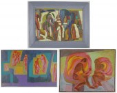 P.R. MCINTOSH THREE ACRYLICS O