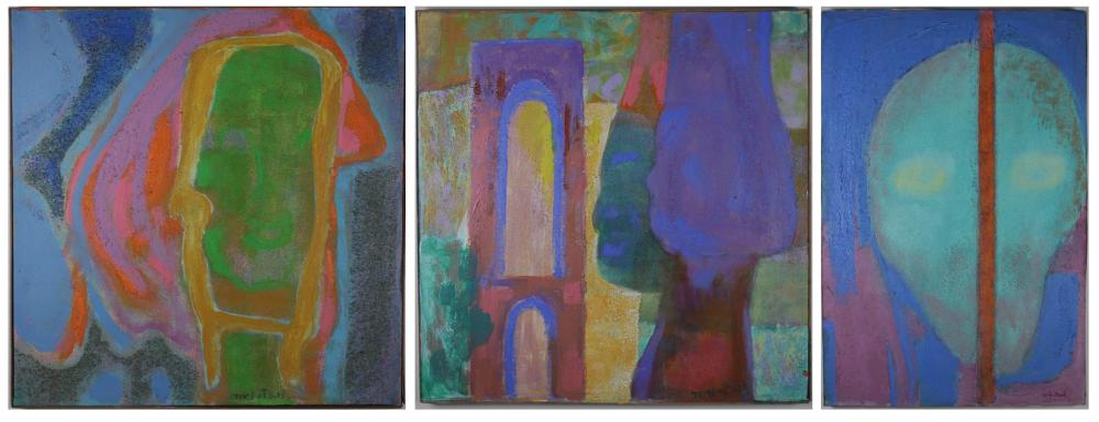 P.R. MCINTOSH THREE ACRYLICS ON
