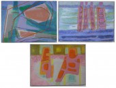 P.R. MCINTOSH THREE ACRYLICS O