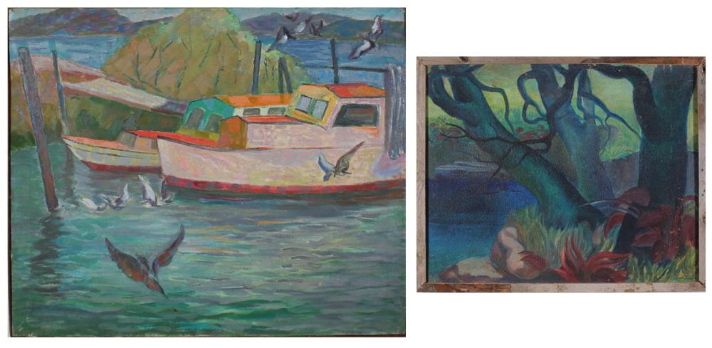 P.R. MCINTOSH TWO ACRYLIC
