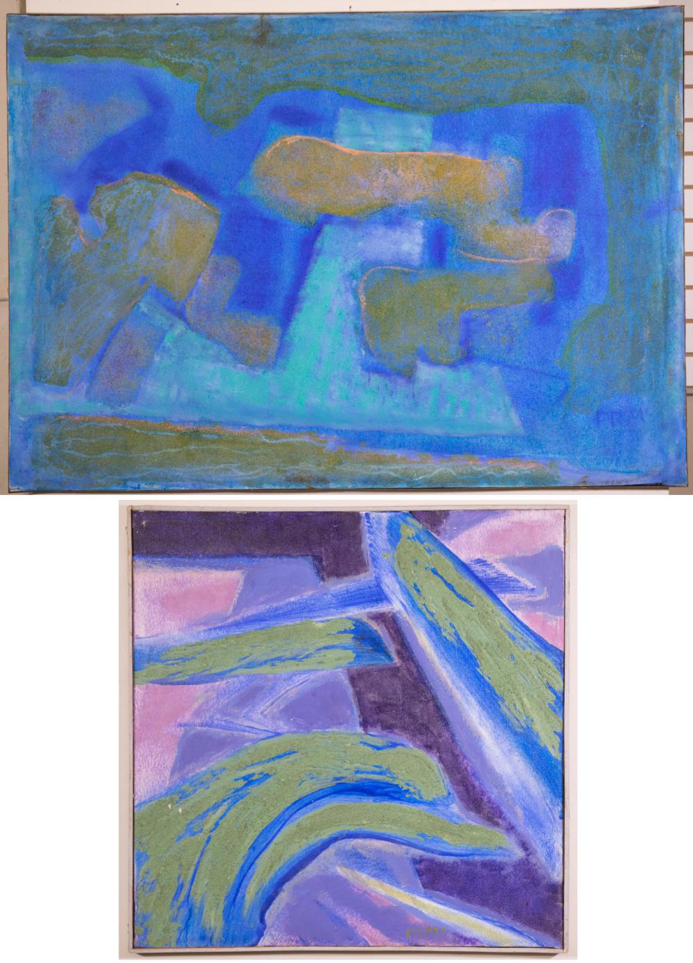 P.R. MCINTOSH TWO ACRYLICS ON
