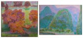 P.R. MCINTOSH TWO ACRYLICS ON