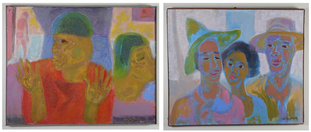 P.R. MCINTOSH TWO ACRYLICS ON