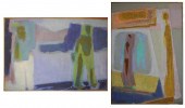 P.R. MCINTOSH TWO ACRYLICS ON