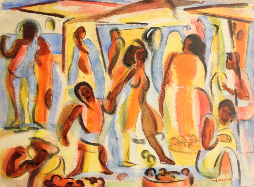 P.R. MCINTOSH WATERCOLOR ON