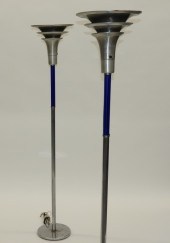 PR MCM CHROME COBALT GLASS ART